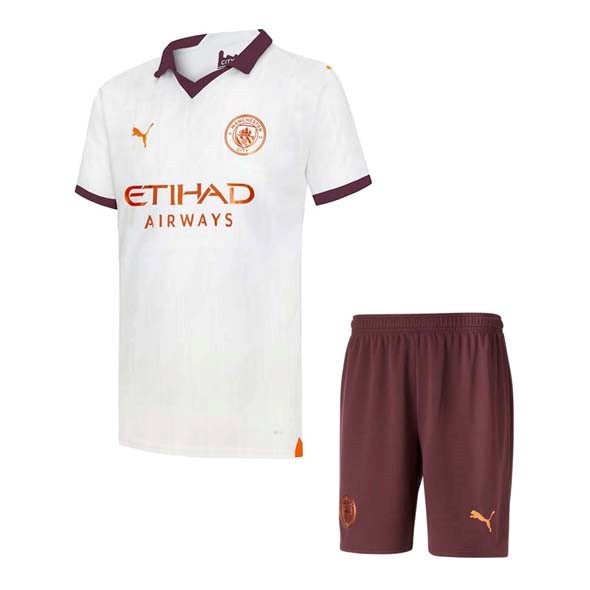 Trikot Manchester City Ausweich Kinder 2023-24